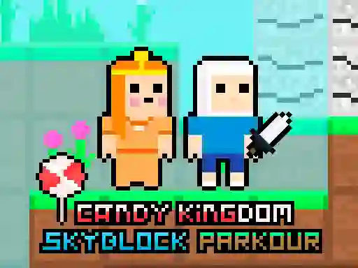 Jwèt Candy Kingdom Skyblock Parkour sou entènèt