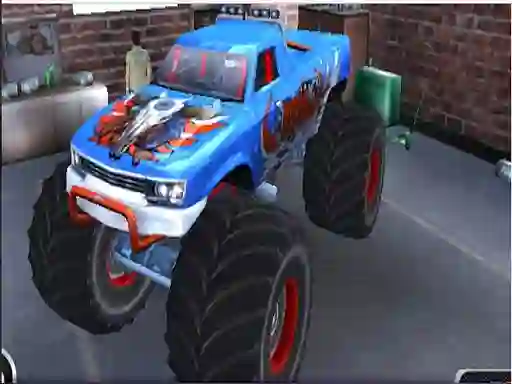 Jwèt Monster Truck Stunt Adventure sou entènèt