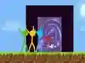Jwèt Stickman Parkour Skyland sou entènèt