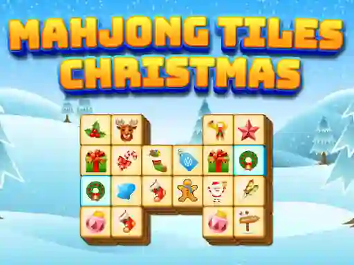 Jwèt Mahjong Tiles Christmas sou entènèt