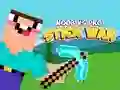 Jwèt Noob vs Pro Stick War sou entènèt