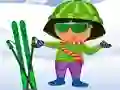 Jwèt Dora Ski Dress up sou entènèt