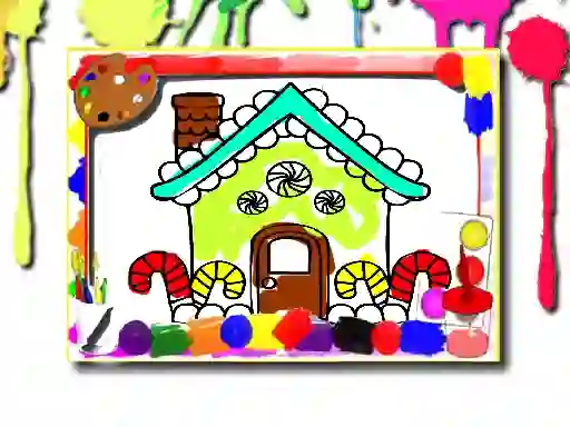 Jwèt House Coloring Book sou entènèt