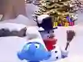 Jwèt Smurfy Snowballs sou entènèt