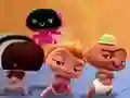 Jwèt Mini Beat Power Rockers: English Challenge sou entènèt