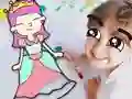 Jwèt Coloring Book: Prince And Princess sou entènèt