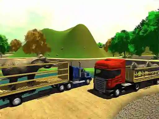 Jwèt Offroad Animal Truck Transport Simulator 2020 sou entènèt