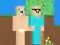 Jwèt Noob Baby vs Pro Baby sou entènèt