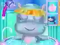 Jwèt Baby Hippo Care sou entènèt