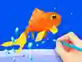 Jwèt Coloring Book: Fish sou entènèt