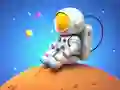 Jwèt Coloring Book: Spaceman Sitting sou entènèt