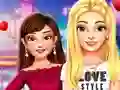 Jwèt BFFs High School First Date Look sou entènèt