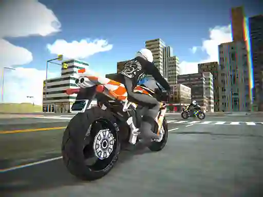 Jwèt City Police Bike Simulator sou entènèt