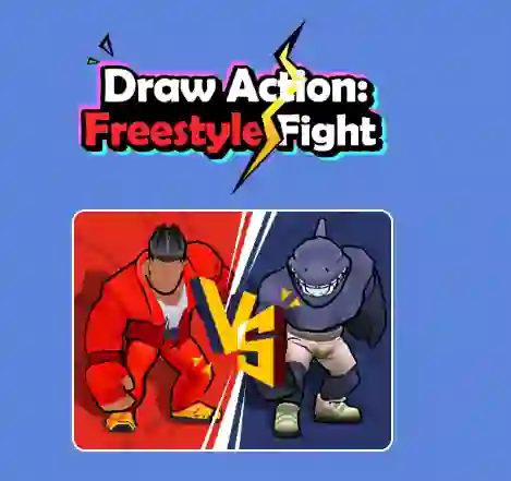 Jwèt Draw Action: Freestyle Fight sou entènèt