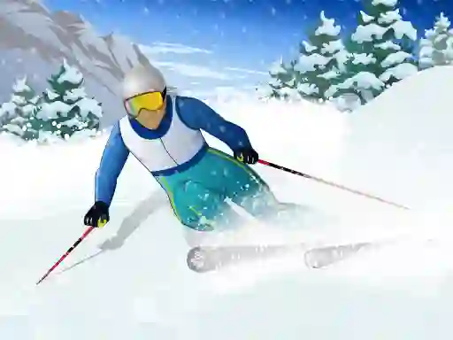 Jwèt Ski King 2022 sou entènèt