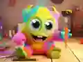 Jwèt Coloring Book: Monster sou entènèt