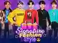Jwèt BTS Signature Fashion Style sou entènèt