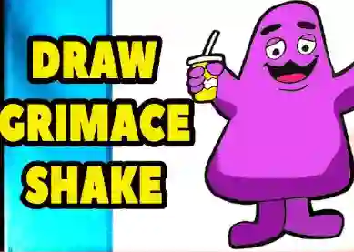 Jwèt Grimace Shake: Draw and Erase sou entènèt