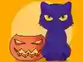 Jwèt Coloring Book: Halloween Cat sou entènèt