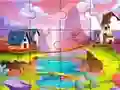 Jwèt Jigsaw Puzzle: Village sou entènèt