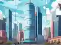 Jwèt Jigsaw Puzzle: City Buildings sou entènèt