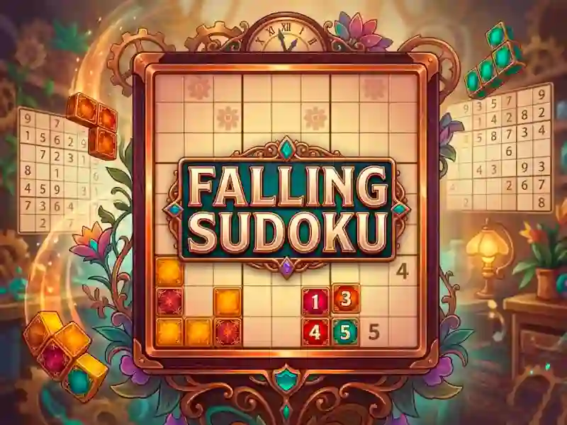 Jwèt Falling Sudoku sou entènèt