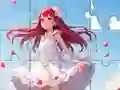 Jwèt Jigsaw Puzzle: White Dress Girl sou entènèt