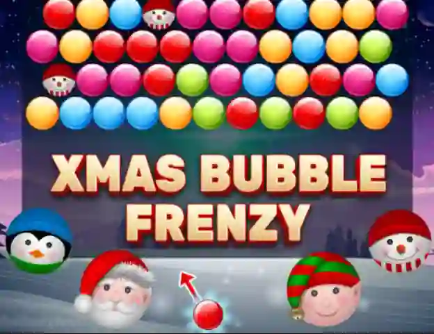 Jwèt Xmas Bubble Frenzy sou entènèt