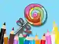 Jwèt Coloring Book: Lollipop sou entènèt