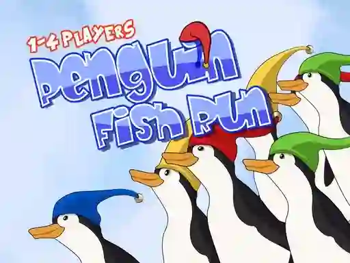 Jwèt Penguin Fish Run sou entènèt