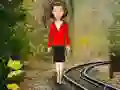 Jwèt Girl Escape From Railway Track sou entènèt