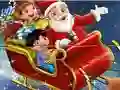 Jwèt Jigsaw Puzzle: Santa Claus sou entènèt