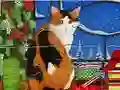 Jwèt Jigsaw Puzzle: Christmas Cat sou entènèt