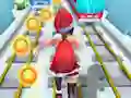 Jwèt Subway Santa Princess Runner sou entènèt