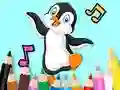 Jwèt Coloring Book: Dancing Penguin sou entènèt