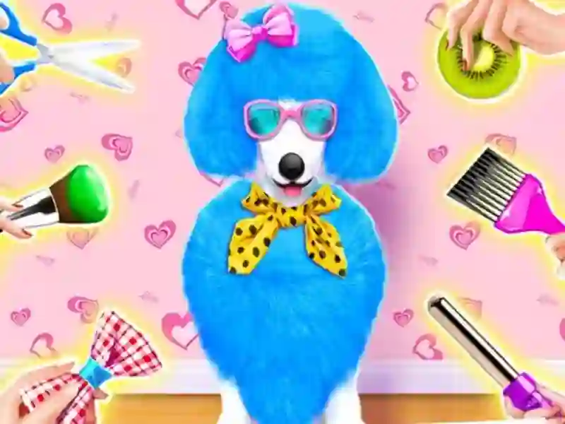 Jwèt Princess Pet Beauty Salon sou entènèt