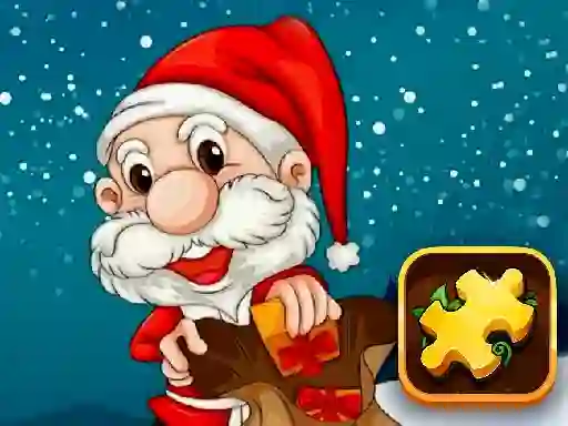 Jwèt Santa Claus Puzzle Time sou entènèt
