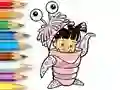 Jwèt Coloring Book: Monster Costume Girl sou entènèt