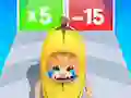 Jwèt Epic Banana Run: Merge Master sou entènèt