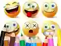 Jwèt Coloring Book: Funny Emoji sou entènèt