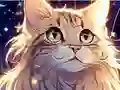 Jwèt Jigsaw Puzzle: Cat Star sou entènèt