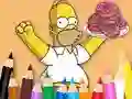 Jwèt Coloring Book: Simpson Doughnut sou entènèt