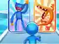 Jwèt Monster Battle Runner sou entènèt