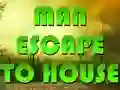 Jwèt Man Escape To House sou entènèt