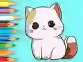 Jwèt Coloring Book: Cute Kitten sou entènèt