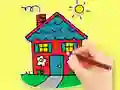 Jwèt Coloring Book: Dream House sou entènèt