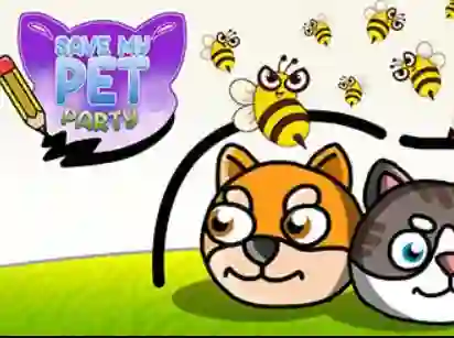Jwèt Save My Pet Party sou entènèt