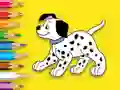 Jwèt Coloring Book: Cute Spotted Dog sou entènèt
