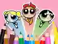 Jwèt Coloring Book: The Powerpuff Girls sou entènèt