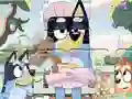Jwèt Jigsaw Puzzle: Bluey Play Time sou entènèt